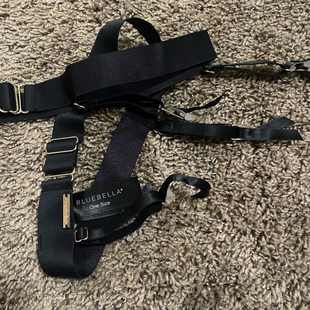 Bluebella Black garter suspenders